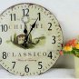 Vintage Country House Wall Clock,boat Silent Wood Wall Clock