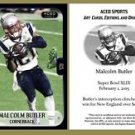 Malcolm Butler 2015 Super Bowl XLIX Commemorative ACEO RC Card New England Patriots