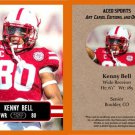 Kenny Bell  2014 ACEO Sports Football Card - Nebraska Pre Rookie RC Tampa Bay Buccaneers Bucs