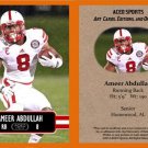 Ameer Abdullah 2014 ACEO Sports Football Card Nebraska Pre Rookie RC Detroit Lions