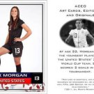 Alex Morgan - 2011 Women's World Cup Commemorative ACEO Sports Soccer Card! USA