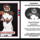 Jameis Winston 2015 - 1989 Topps Style ACEO Rookie Card RC Tampa Bay Buccaneers}