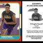 D'Angelo Russell NEW 1986-87 Fleer Style ACEO Card Rookie RC Los Angeles Lakers