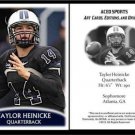 Taylor Heinicke 2012 ACEO Sports Pre RC Card Old Dominion Minnesota Vikings