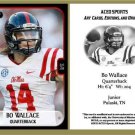 Bo Wallace 2013 ACEO Sports Football Card Ole Miss
