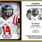 Bo Wallace 2013 ACEO Sports Football Card Ole Miss