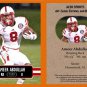 Ameer Abdullah 2014 ACEO Sports Football Pre RC Card Nebraska Detroit Lions