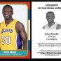 Julius Randle 2014 1986-87 Fleer Style ACEO Card Rookie RC Los Angeles Lakers
