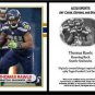Thomas Rawls 2015 - 1989 Topps Style ACEO Football Card - Seattle Seahawks NEW!