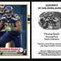Thomas Rawls 2015 - 1989 Topps Style ACEO Football Card - Seattle Seahawks NEW!