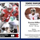 Braxton Miller NEW! 2015 ACEO Sports Football Card Ohio State Buckeyes WR