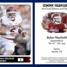 Baker Mayfield NEW! 2015 ACEO Sports Football Card Oklahoma Sooners QB