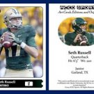 Seth Russell NEW! 2015 ACEO Sports Football Card - Baylor Bears QB