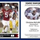 Christian McCaffrey NEW! 2015 ACEO Sports Football Card - Stanford Cardinal RB