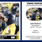 Jake Rudock NEW! 2015 ACEO Sports Football Card - Michigan Wolverines - QB