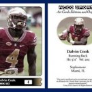 Dalvin Cook NEW! 2015 ACEO Sports Football Card Florida State Seminoles FSU RB