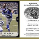 Odell Beckham Jr. 2014 Commemorative Catch ACEO Rookie RC Card New York Giants