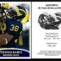 Thomas Rawls 2012 ACEO Sports Pre Rookie RC Card Seattle Seahawks Michigan
