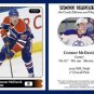 Connor McDavid 2015 ACEO Sports Hockey Update Card - Edmonton Oilers Rookie - RC