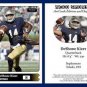 DeShone Kizer 2015 ACEO Sports Football Card - Notre Dame Fighting Irish QB