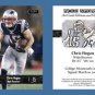 Chris Hogan NEW! 2016 ACEO Sports Football Card New England Patriots