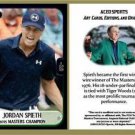 Jordan Spieth 2015 Masters Commemorative ACEO Sports Golf Card