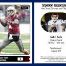 Luke Falk 2015 ACEO Sports Football Card Washington State Cougars - QB