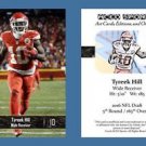 Tyreek Hill NEW! 2016 ACEO Sports Football Card Kansas City Chiefs Rookie RC