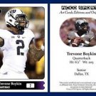 Trevone Boykin 2015 ACEO Sports Football Card TCU Horned Frogs - QB