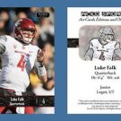 Luke Falk NEW! 2016 ACEO Sports Football Card - Washington State Cougars - QB