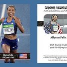 Allyson Felix NEW! ACEO Sports Card 2016 Rio Olympics USA Track & Field