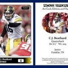 C.J. CJ Beathard 2015 ACEO Sports Football Card - Iowa Hawkeyes QB