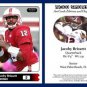 Jacoby Brissett 2015 ACEO Sports Football Card Pre Rookie RC Patriots NC State