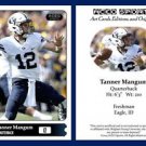 Tanner Mangum 2015 ACEO Sports Football Card - BYU Cougars - QB