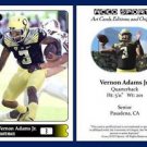 Vernon Adams Jr 2015 ACEO Sports Football Card Oregon Ducks QB