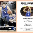 Grayson Allen 2015-16 ACEO Sports Basketball Card Duke Blue Devils