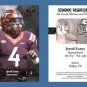 Jerod Evans NEW! 2016 ACEO Sports Football Card - Virginia Tech Hokies - QB