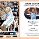 Brice Johnson 2015-16 ACEO Sports Basketball Card North Carolina UNC