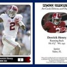 Derrick Henry 2015 ACEO Sports Pre Rookie RC Card Alabama Tennessee Titans