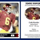 Cody Kessler  2015 ACEO Sports Football Card Pre Rookie RC Cleveland Browns USC