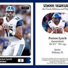 Paxton Lynch NEW! 2015 ACEO Sports Pre Rookie RC Memphis - Denver Broncos