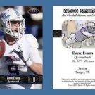 Dane Evans NEW! 2016 ACEO Sports Football Card - Tulsa Golden Hurricane - QB