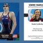 Katie Ledecky NEW! ACEO Sports Card 2016 Rio Olympics USA Swimming