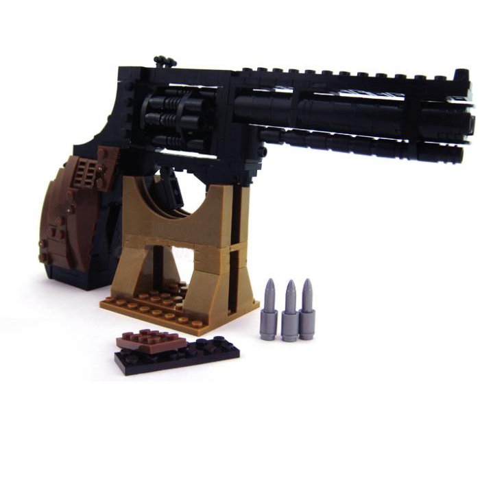 Lego Militory Toy Compatible Policeman SWAT Revolver Pistol Hand Gun