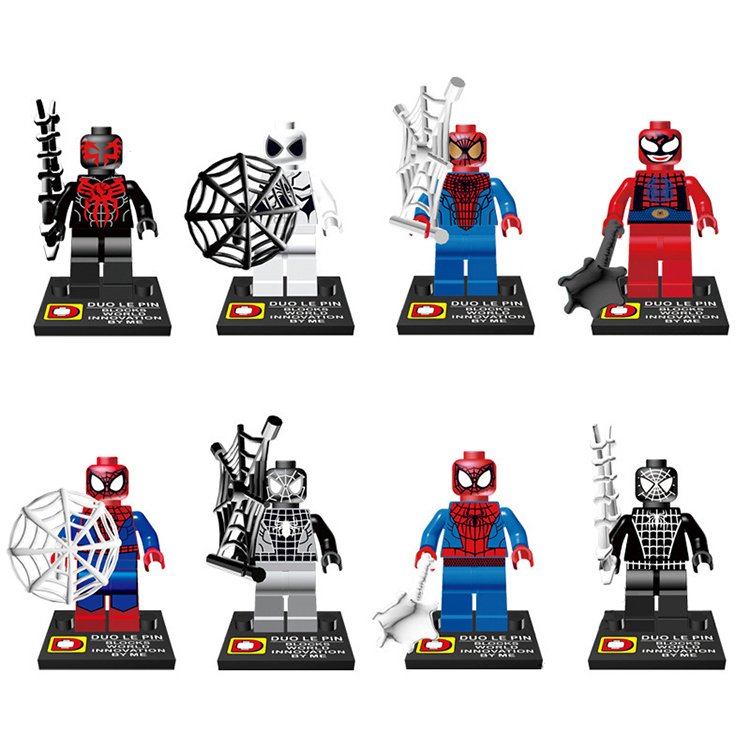 Lego Movie Compatible Marvel Hero Spiderman Peter Parker Venom Minifigure