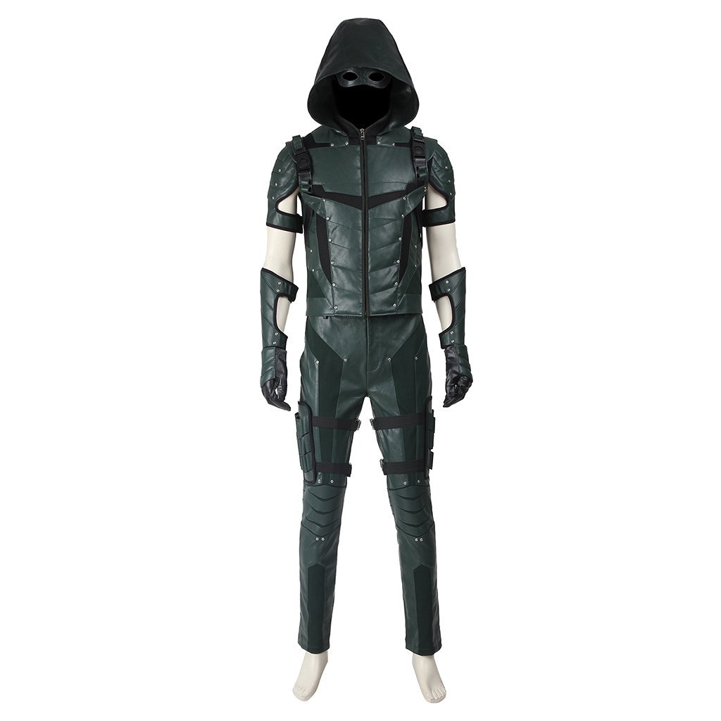 Green Arrow Season 4 Oliver Queen Costume Cosplay For Halloween Party for Men