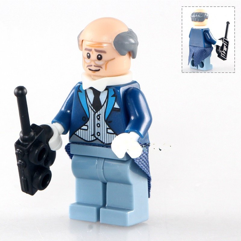 Lego Alfred Pennyworth The Batman Movie Minifigure Building Block Toys