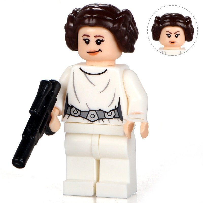 Princess Leia White Star Wars Rogue one minifigure Lego Compatible Toy