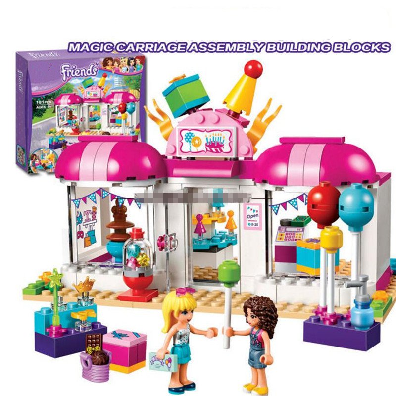 Girls friends amusement 41124 park games Model Building blocks Bricks Compatible Toys