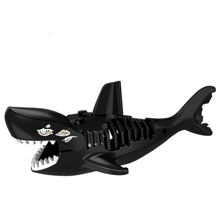 Pirates of the Caribbean set Black Ghost shark minifigures Lego Compatible Toys
